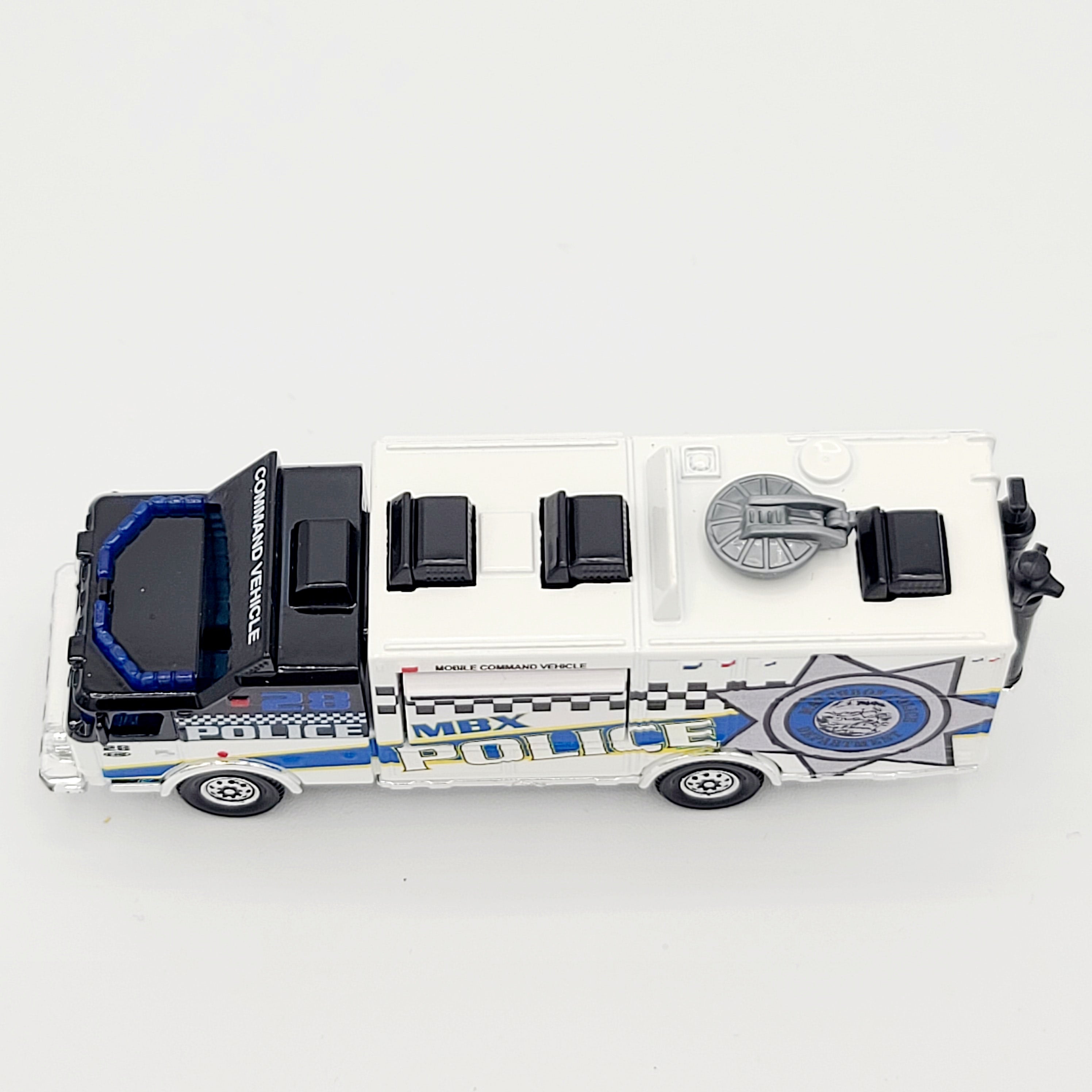 Matchbox E-One Mobile Command Center Truck "Police" (2012 Working Rigs - Mission Force Exclusive)